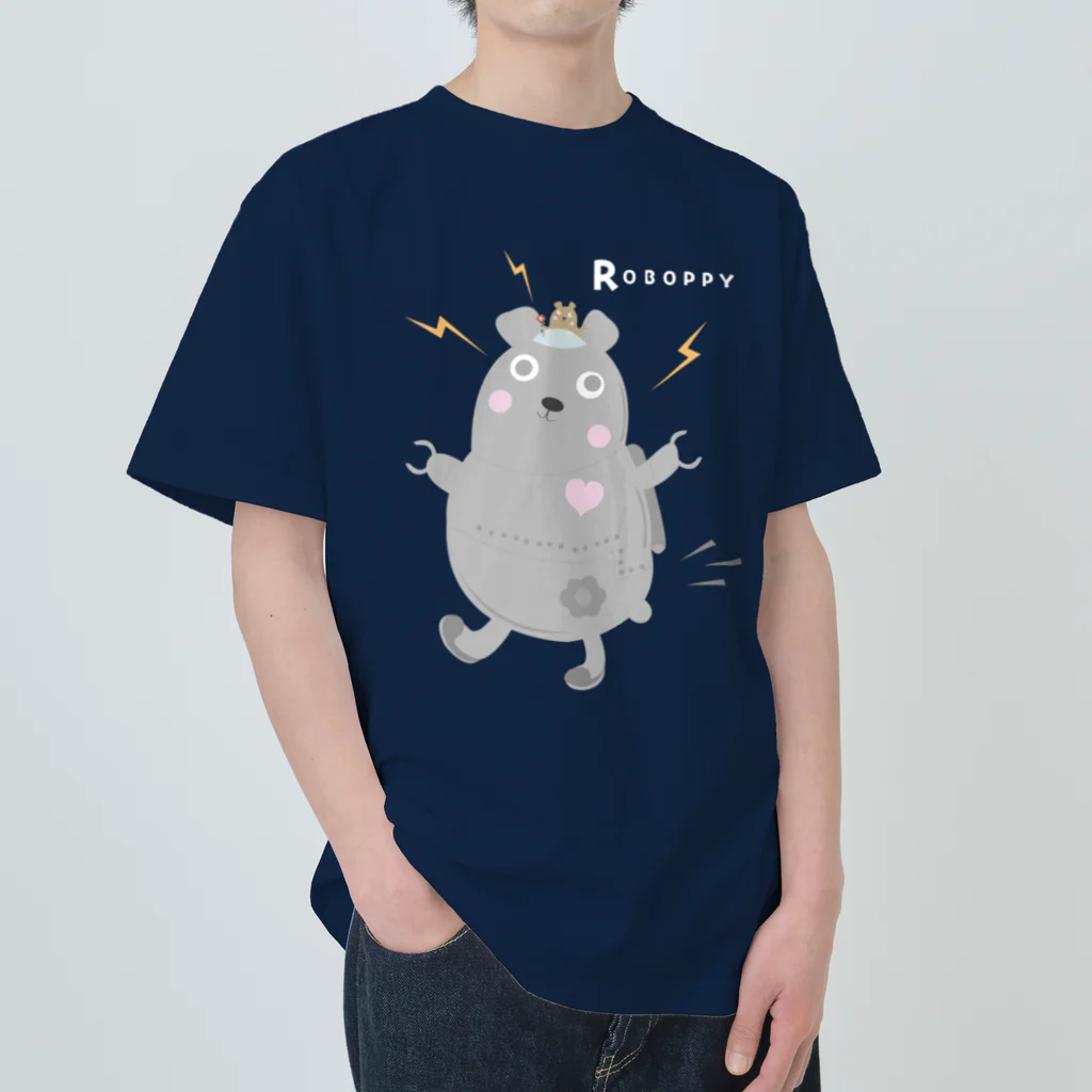 ayahana-storeのロボッピー Heavyweight T-Shirt