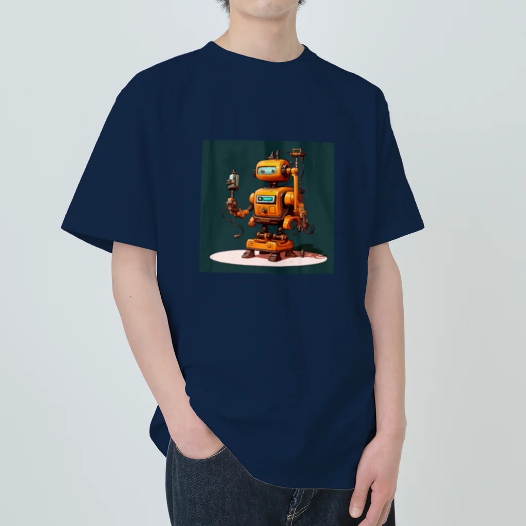 takehanaの産業用ロボット４号　 ヘビーウェイトTシャツ