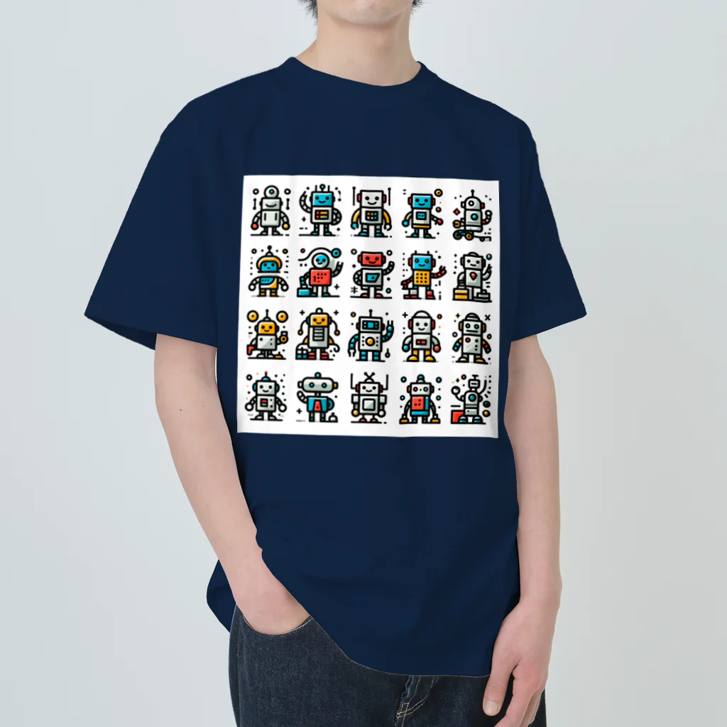 ロボットグッズshopのロボットいっぱい！ Heavyweight T-Shirt
