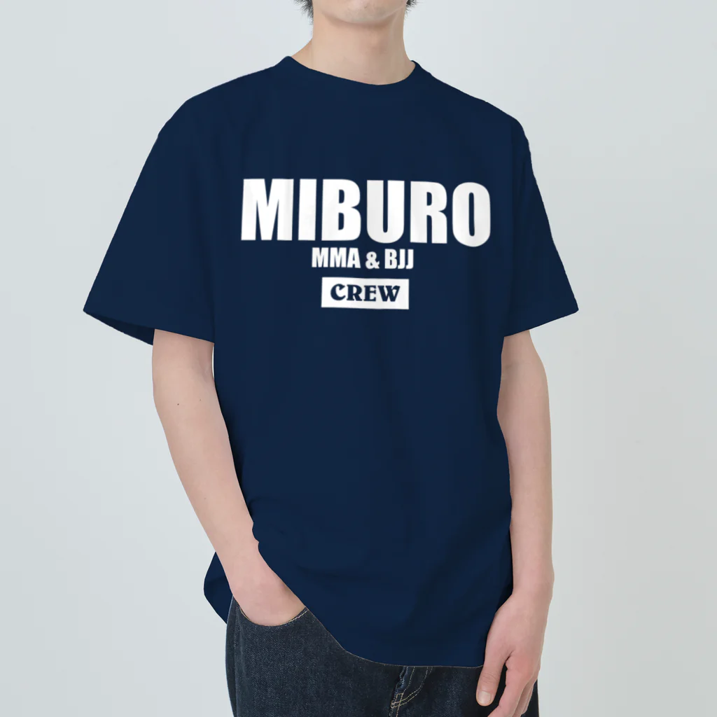 No.326のMIBURO CREW ホワイト Heavyweight T-Shirt