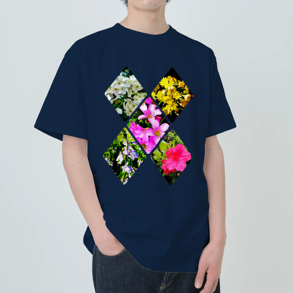 LalaHangeulの野の花シリーズ　X(エックス) ヘビーウェイトTシャツ