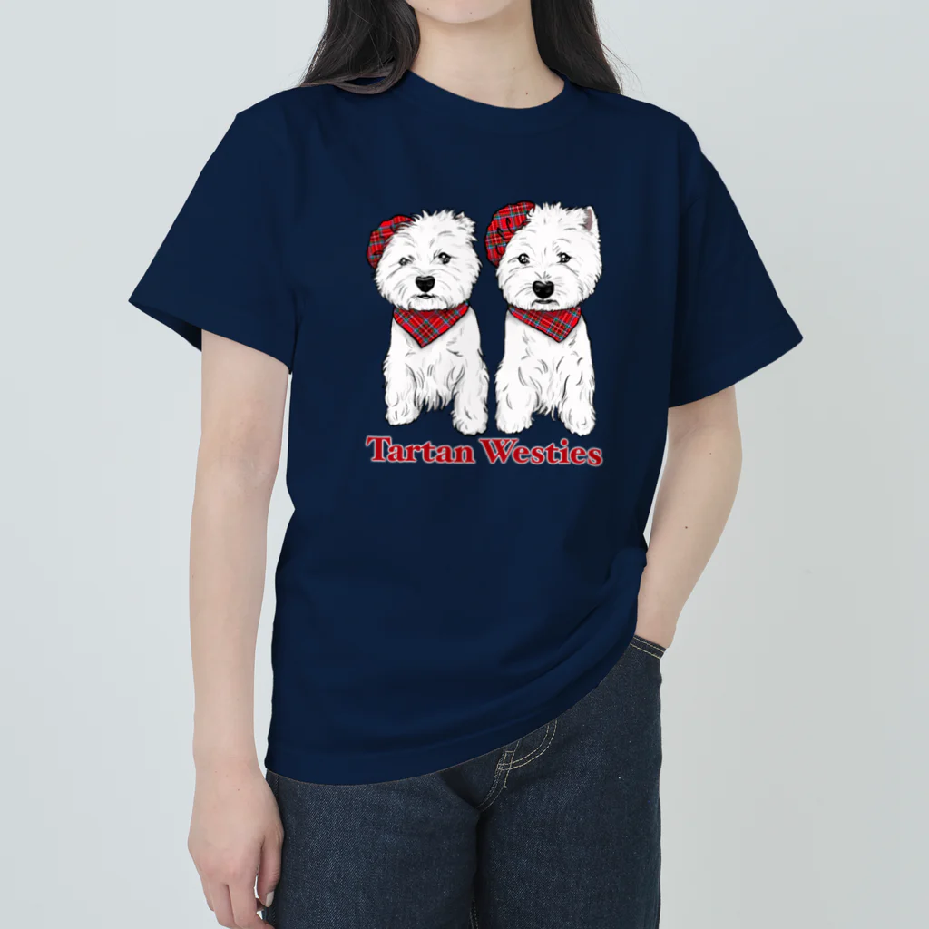 Kizplanning 「Sylph&Devil's」のTartan Westies  ヘビーウェイトTシャツ