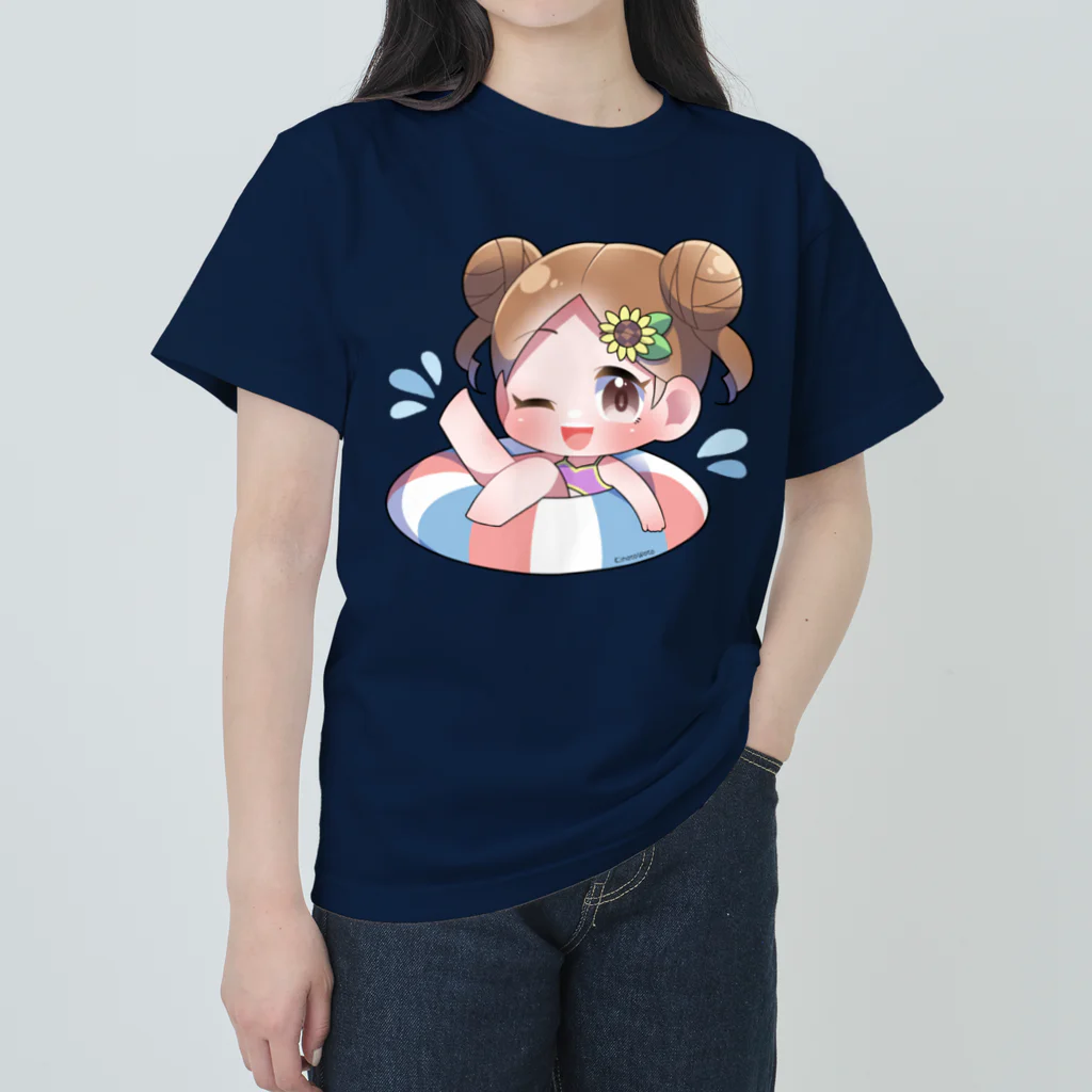 kinotowotoのサマーガール ヘビーウェイトTシャツ