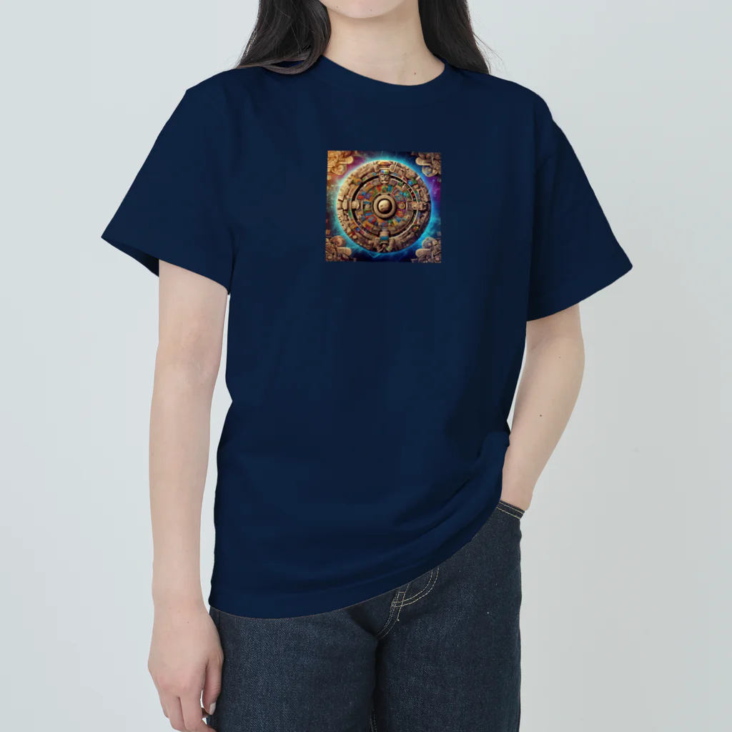 終わらない夢🌈のマヤカレンダー的なイラスト Heavyweight T-Shirt