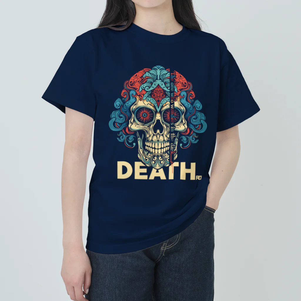 ROのDEATHです。 Heavyweight T-Shirt