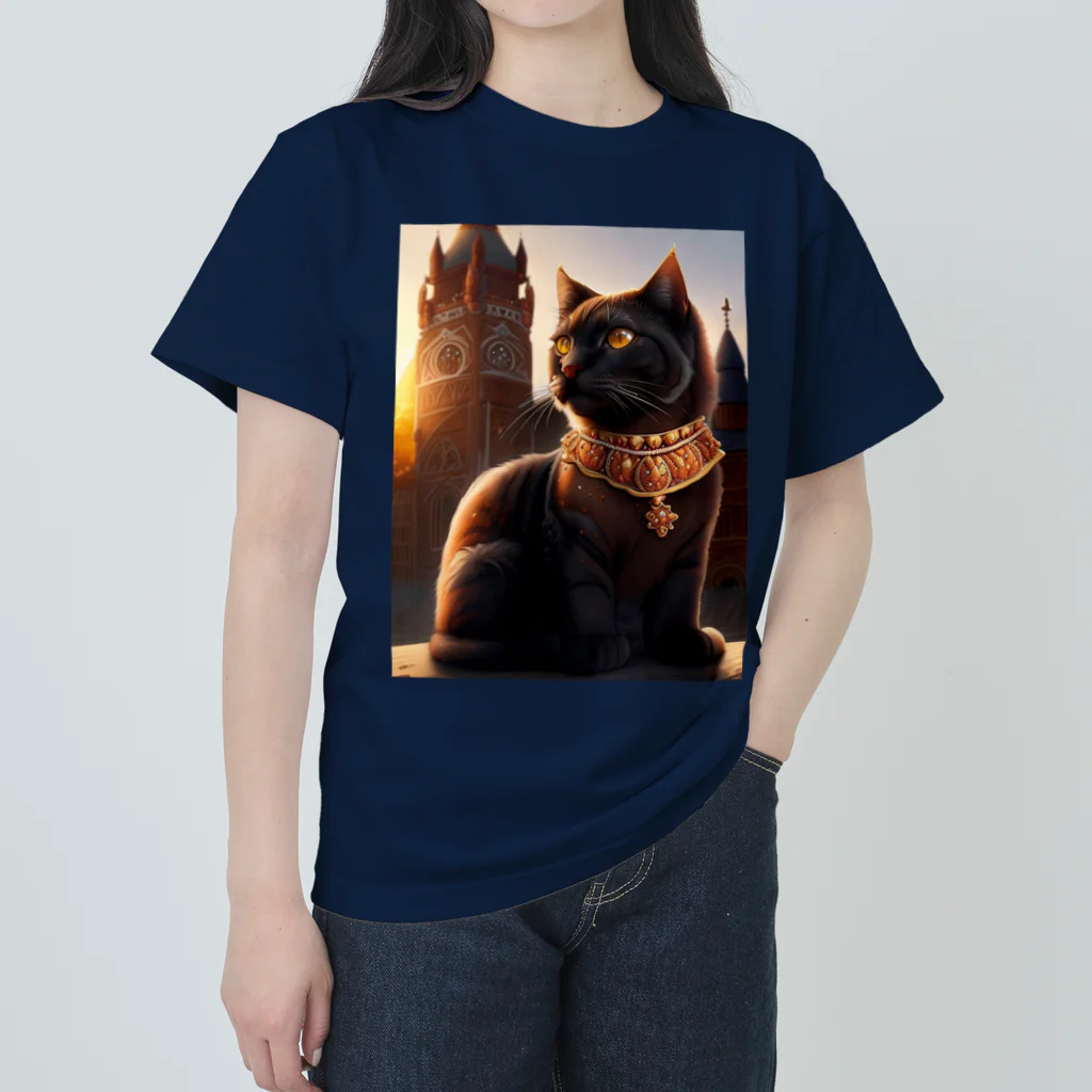 keipoohの貴族の愛した猫　シャムリ Heavyweight T-Shirt