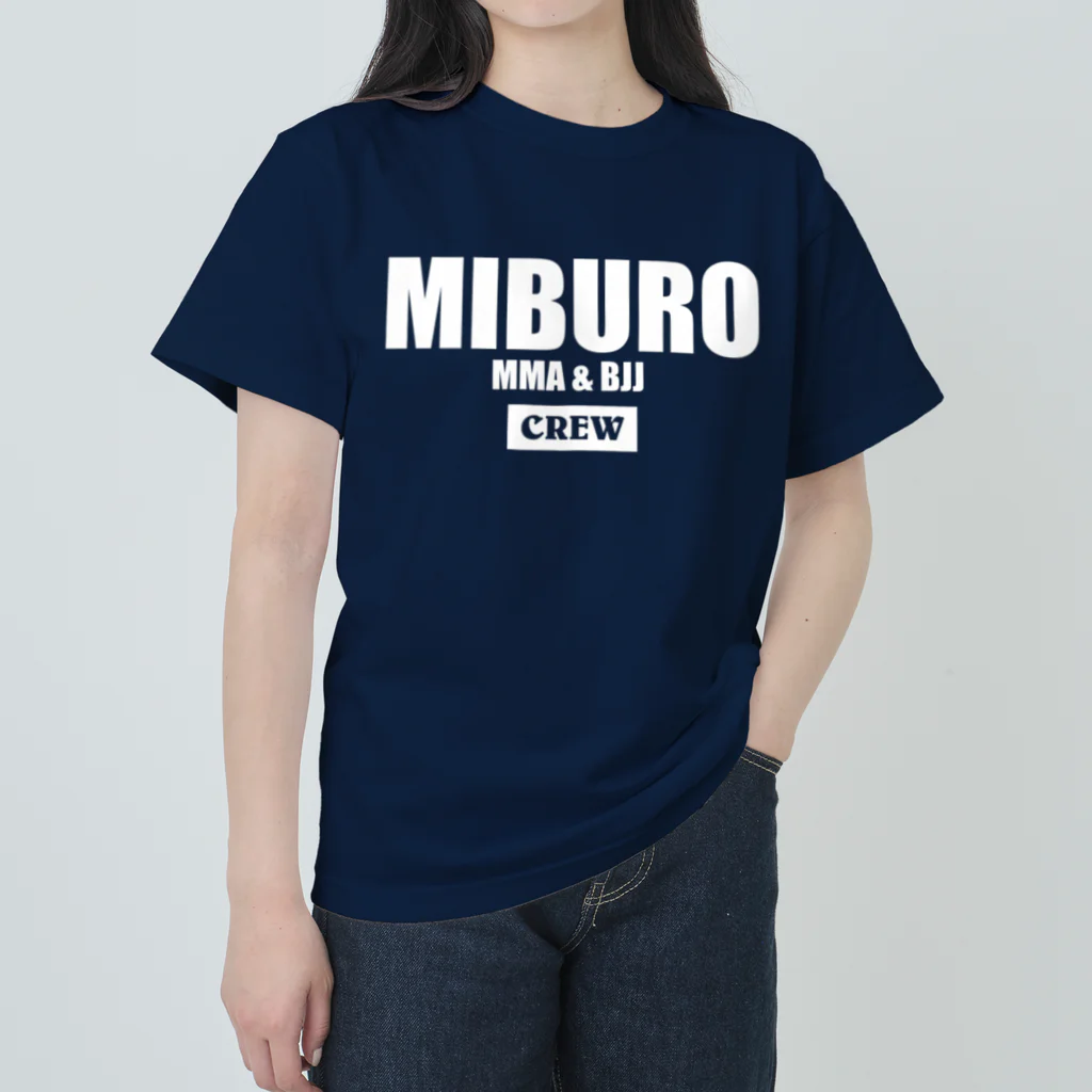 No.326のMIBURO CREW ホワイト Heavyweight T-Shirt