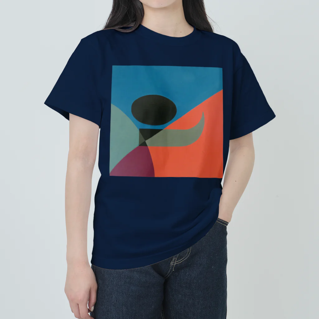 レターオールソーツのKaleidoscope 万華鏡 Katakana series ン Heavyweight T-Shirt