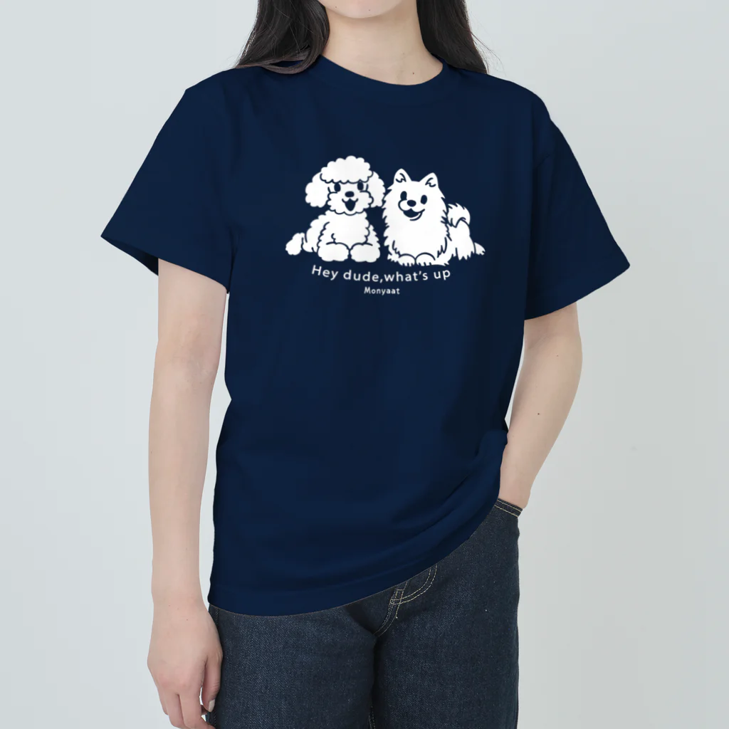 イラスト MONYAAT のToypoo ＆Pome B ヘビーウェイトTシャツ