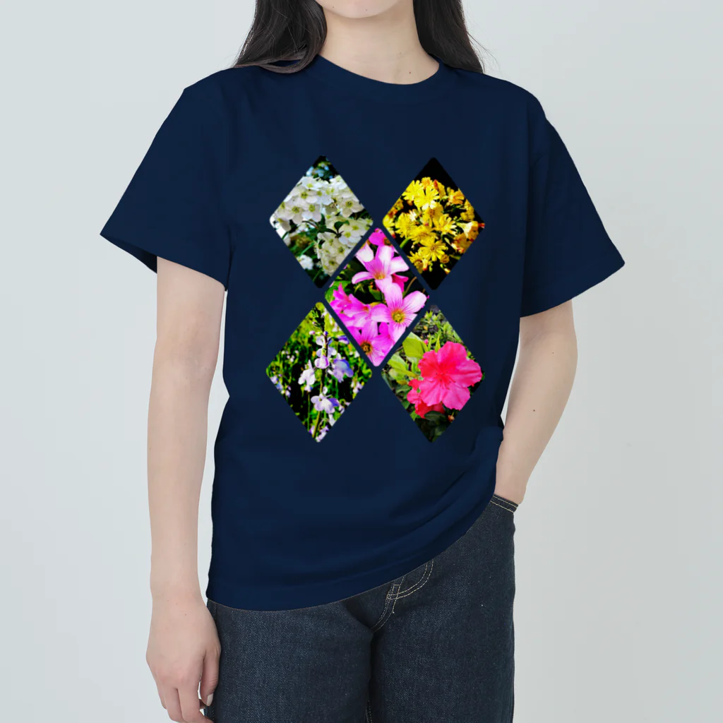 LalaHangeulの野の花シリーズ　X(エックス) Heavyweight T-Shirt