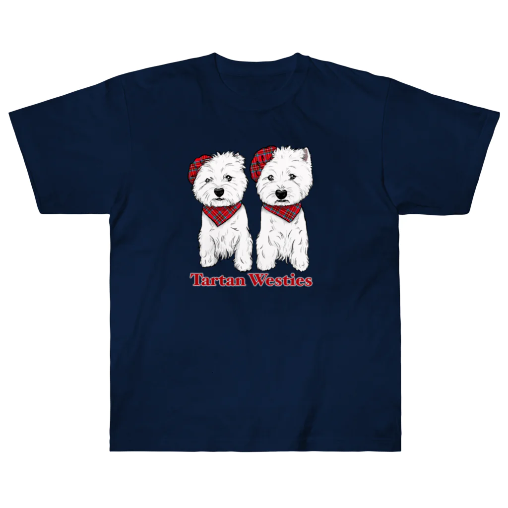 Kizplanning 「Sylph&Devil's」のTartan Westies  ヘビーウェイトTシャツ