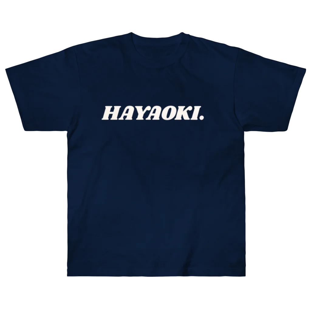 HAYAOKI.のHAYAOKI.ロゴグッズ ヘビーウェイトTシャツ