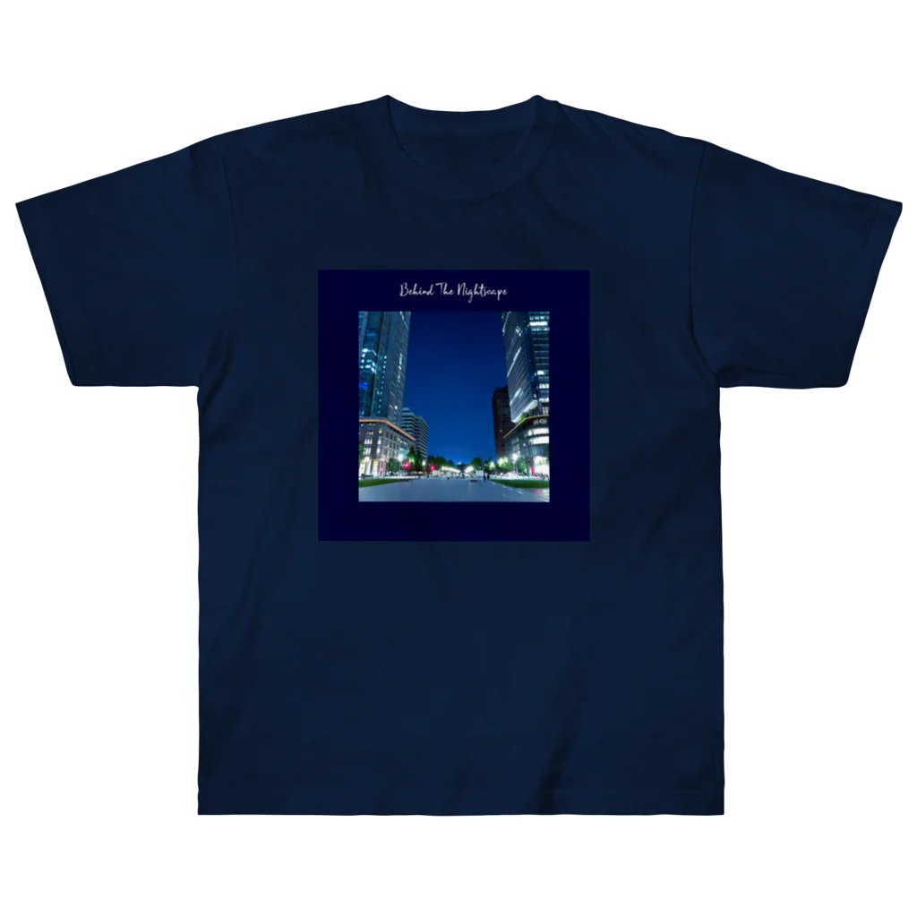 宮野弦士(みやのげんと)のBehind The Nightscape ジャケットグラフィック ヘビーウェイトTシャツ