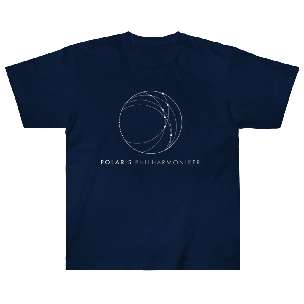 Polaris PhilharmonikerのPolarisグッズ(ネイビー) ヘビーウェイトTシャツ