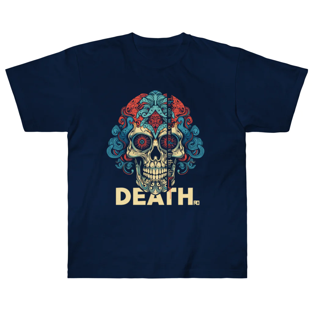 ROのDEATHです。 Heavyweight T-Shirt