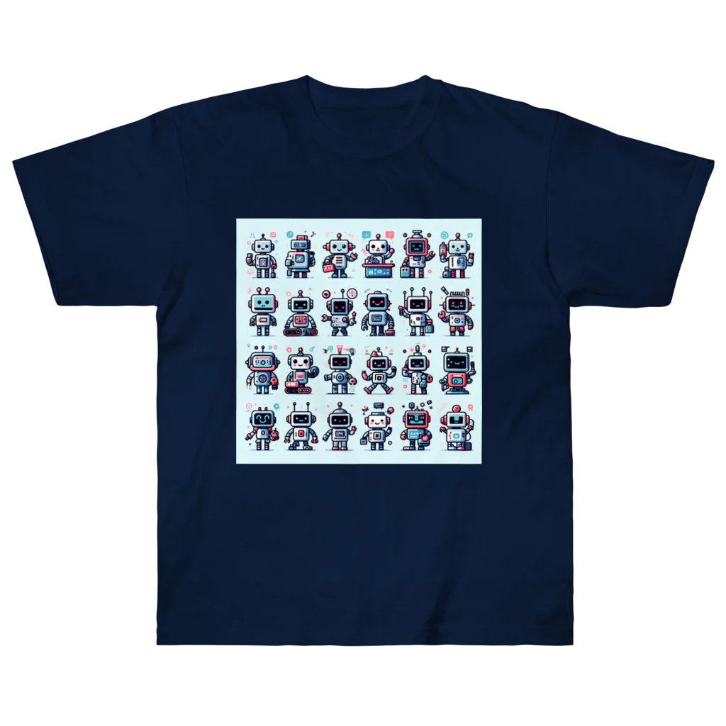 ロボットグッズshopのロボットいっぱい２！ Heavyweight T-Shirt