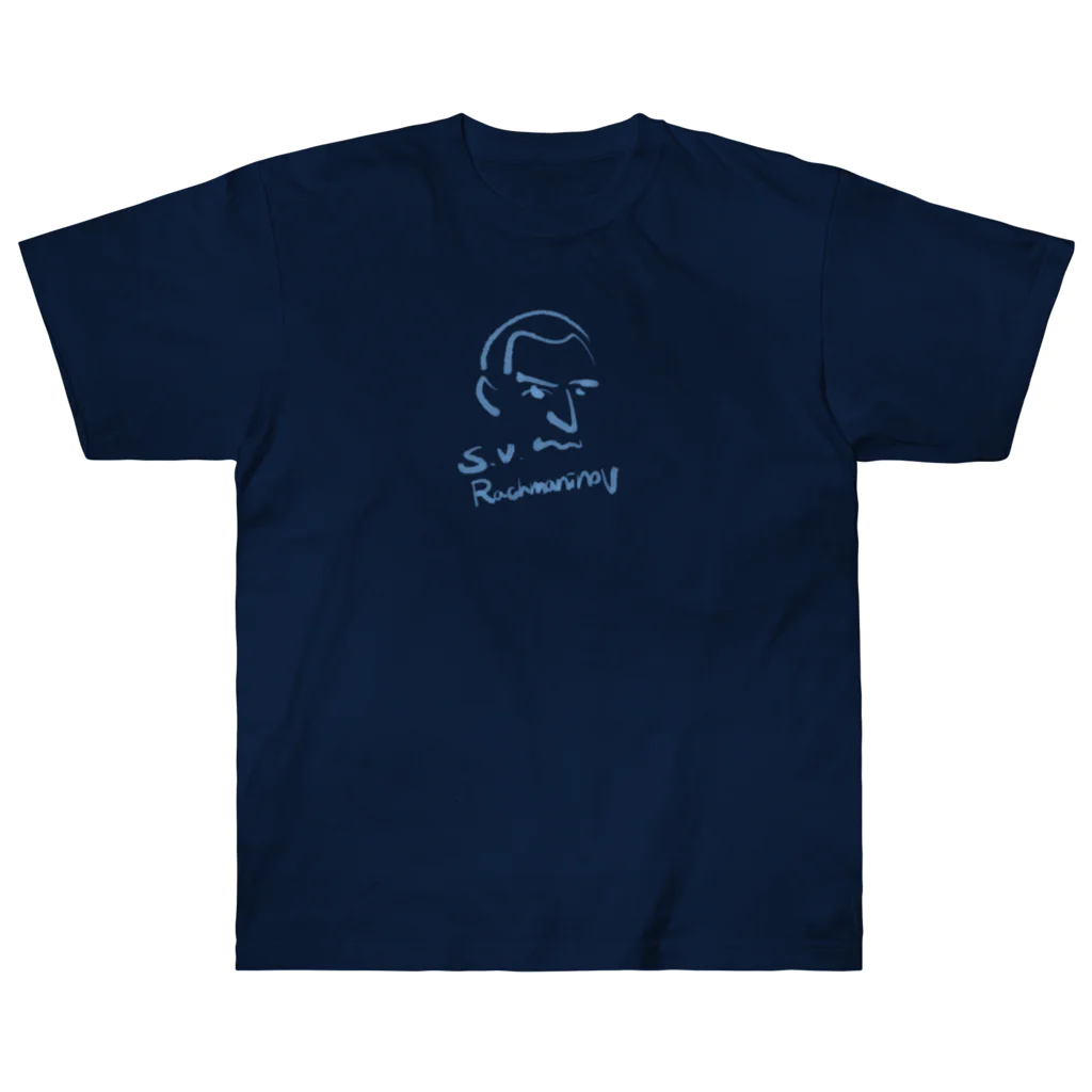 OSHIYOMANのセルゲイ・ラフマニノフ　S.V.Rachmaninov / Rachmaninoff ヘビーウェイトTシャツ