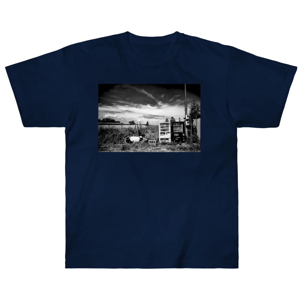 oe_photostudioの酔いつぶれたタヌキ Heavyweight T-Shirt