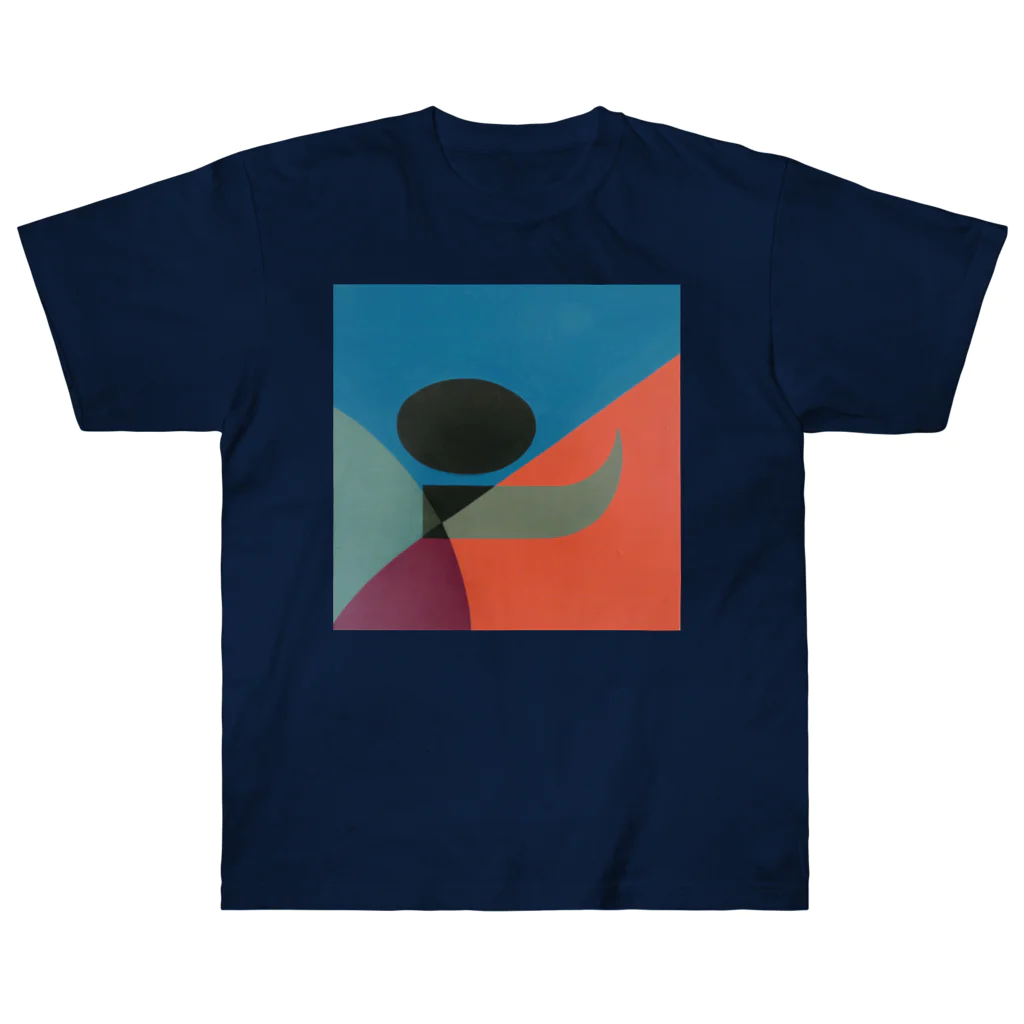 レターオールソーツのKaleidoscope 万華鏡 Katakana series ン Heavyweight T-Shirt