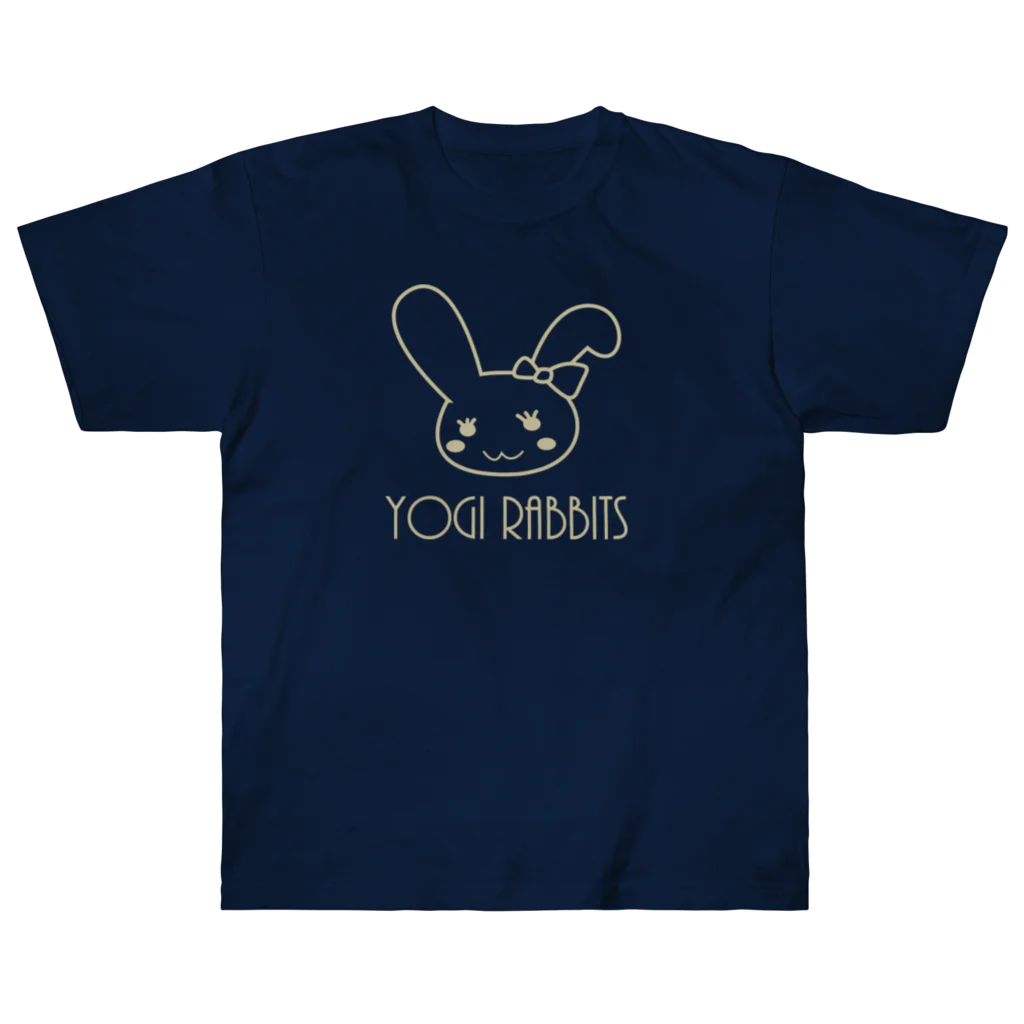 YOGI RABBITS(ヨガのあるうさぎの暮らし)のうさたん ヘビーウェイトTシャツ