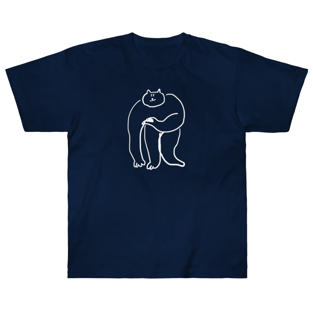 けちゃっぷごはんのお店の強そうな猫様 Heavyweight T-Shirt