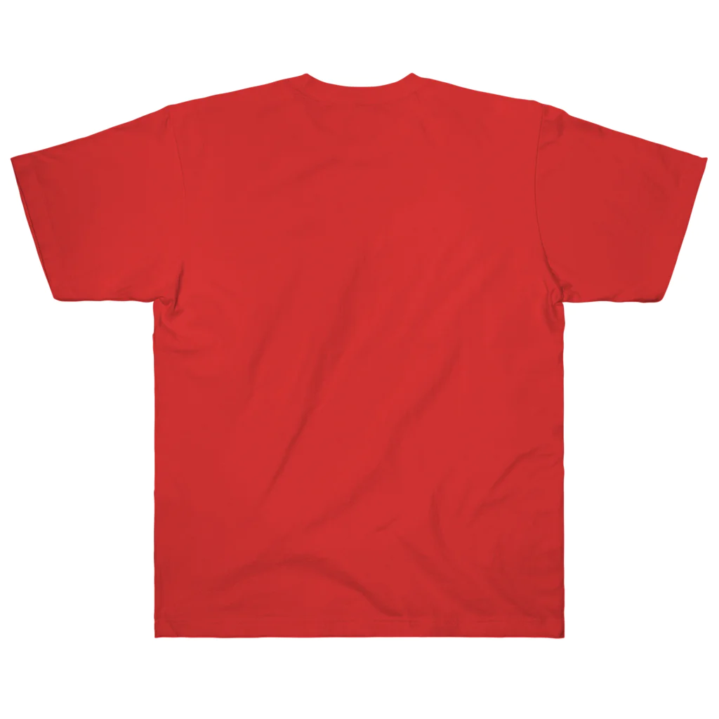 お絵かき屋さんの「炭火焼肉」の赤ちょうちんの文字 Heavyweight T-Shirt