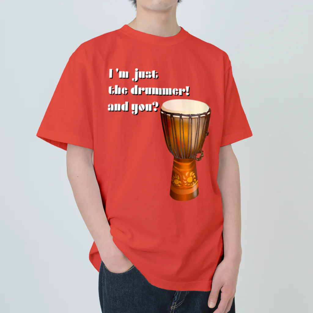 『NG （Niche・Gate）』ニッチゲート-- IN SUZURIのI'm Just The Drummer And You?（JMB） Heavyweight T-Shirt