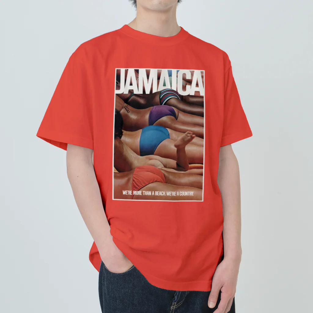 876_slangのJamaica セクシーギャル Heavyweight T-Shirt