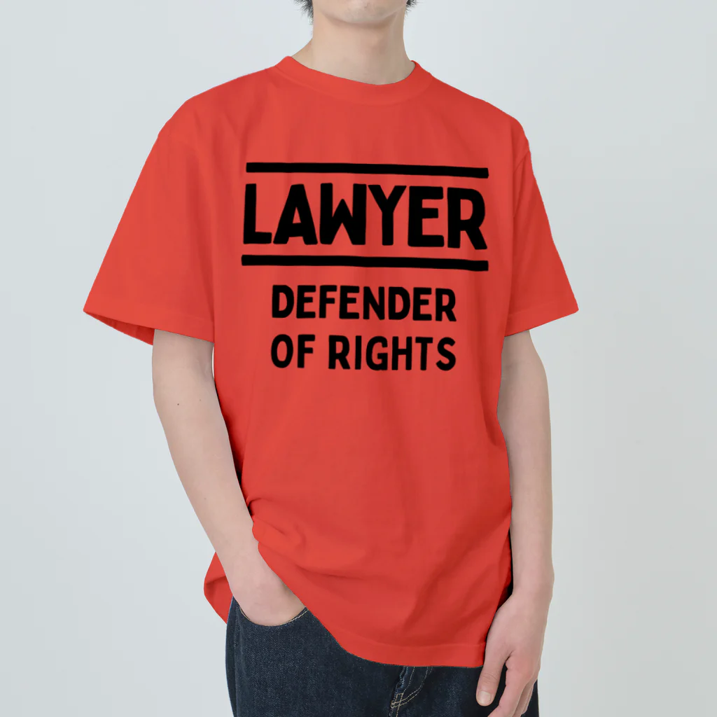 chataro123の弁護士(Lawyer: Defender of Rights) ヘビーウェイトTシャツ