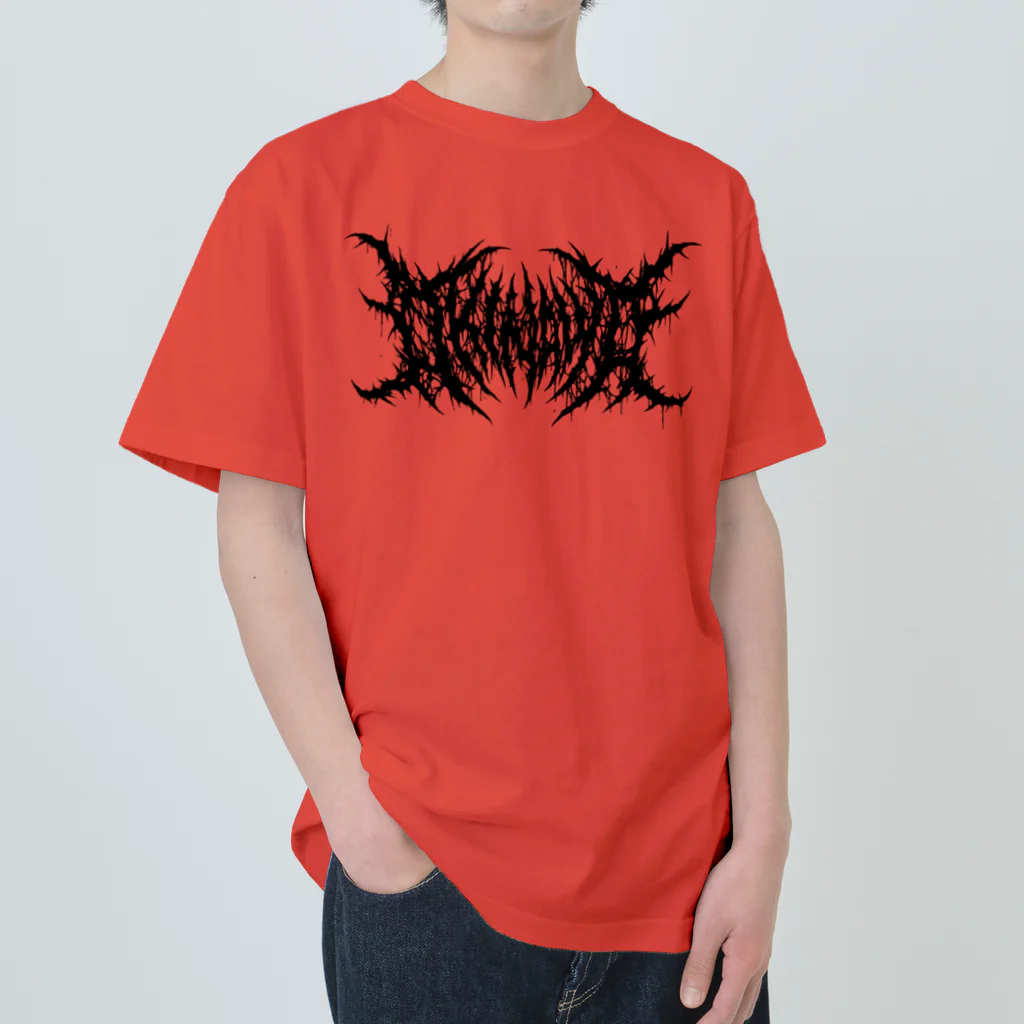 Toshihiro Egawa Artのデスメタル沖縄 / DEATH METAL OKINAWA ヘビーウェイトTシャツ