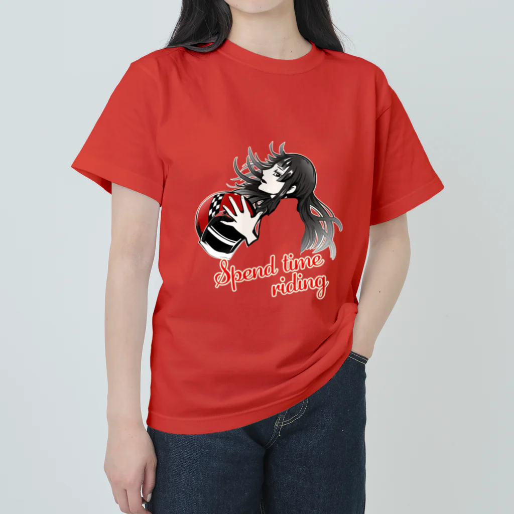 えそらごとのspend time riding 2 オモテ ヘビーウェイトTシャツ