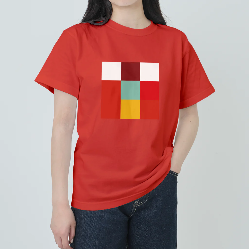 3×3 のドット絵のホアキンフェニックス - 3×3 のドット絵 ヘビーウェイトTシャツ