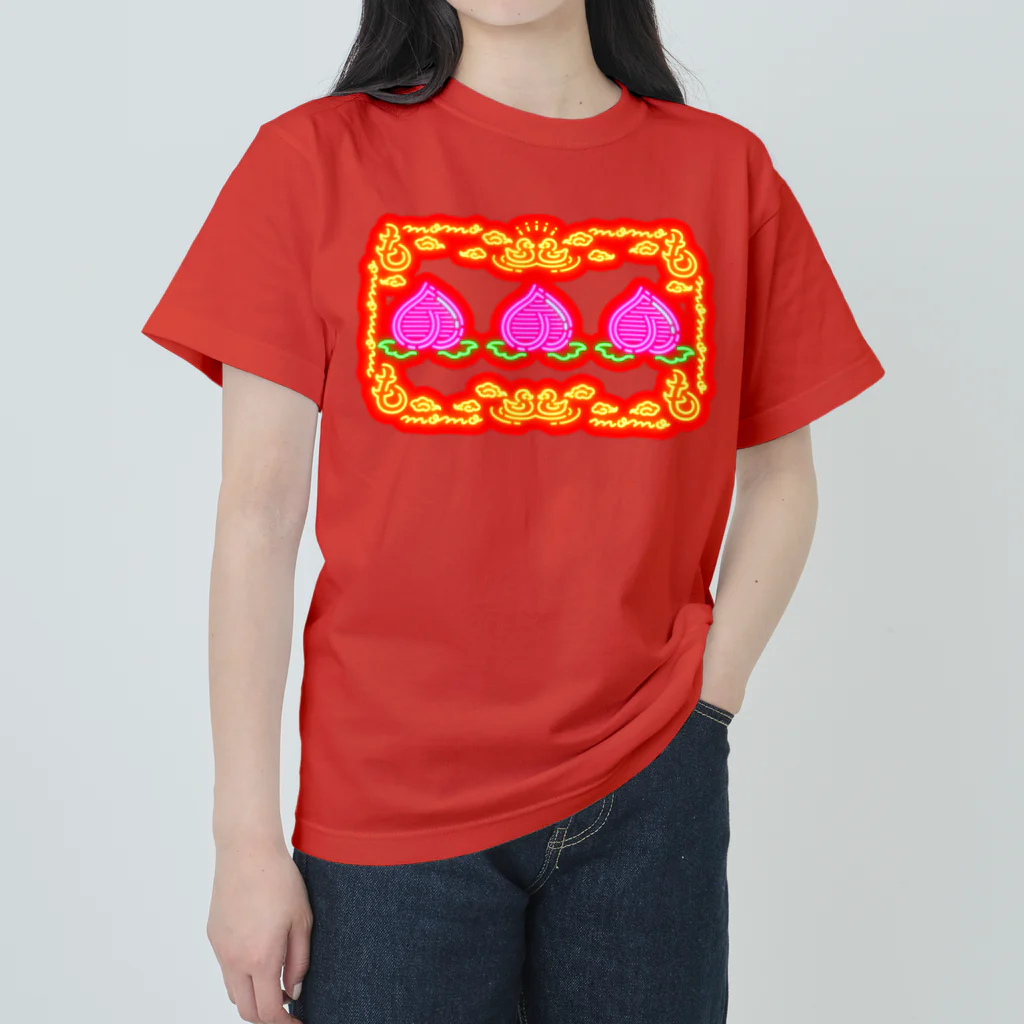 いちごちゃんのももネオン ヘビーウェイトTシャツ