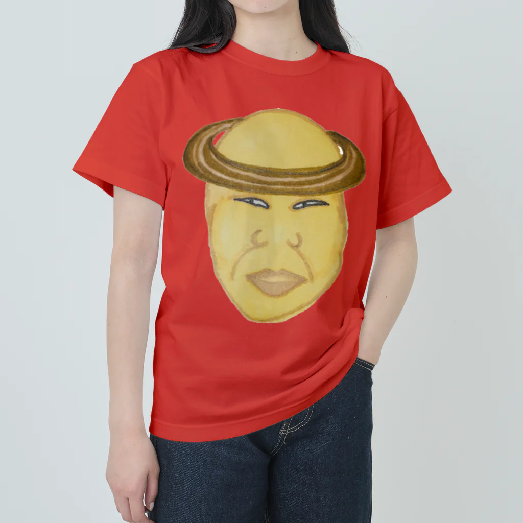 たまごセレクトショップの土星ちず Heavyweight T-Shirt