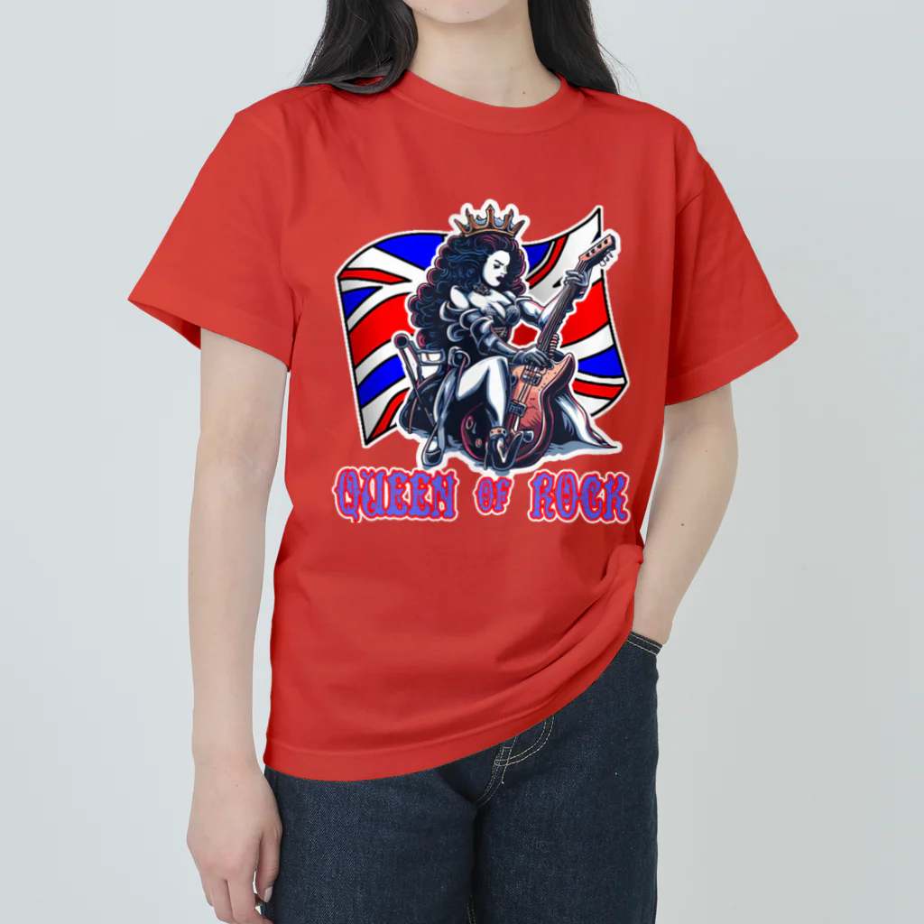 islandmoon13のQUEEN OF ROCK　ロックの女王様 ヘビーウェイトTシャツ