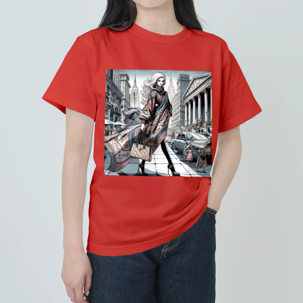 Moichi Designs Shop-2023のニューヨークマダム Heavyweight T-Shirt