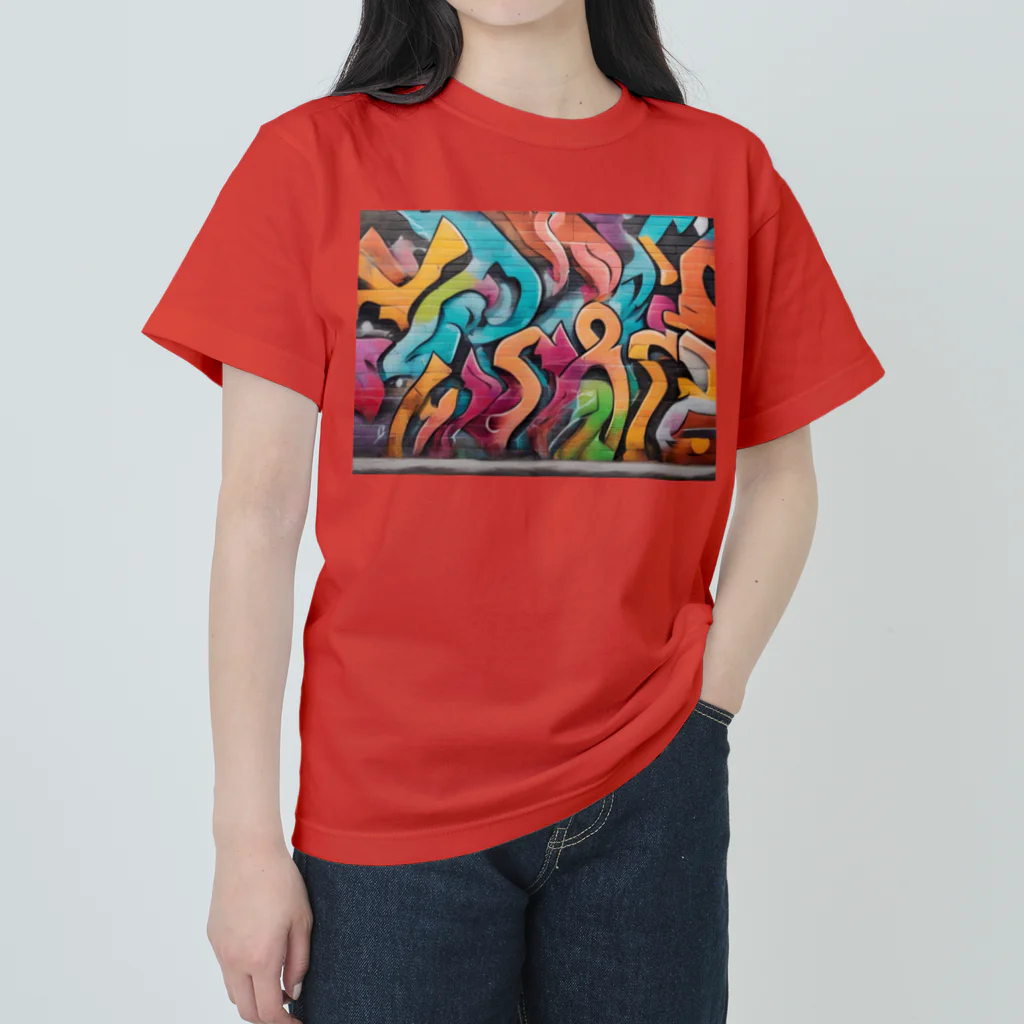 テフラんずのサイケデリックアート Heavyweight T-Shirt