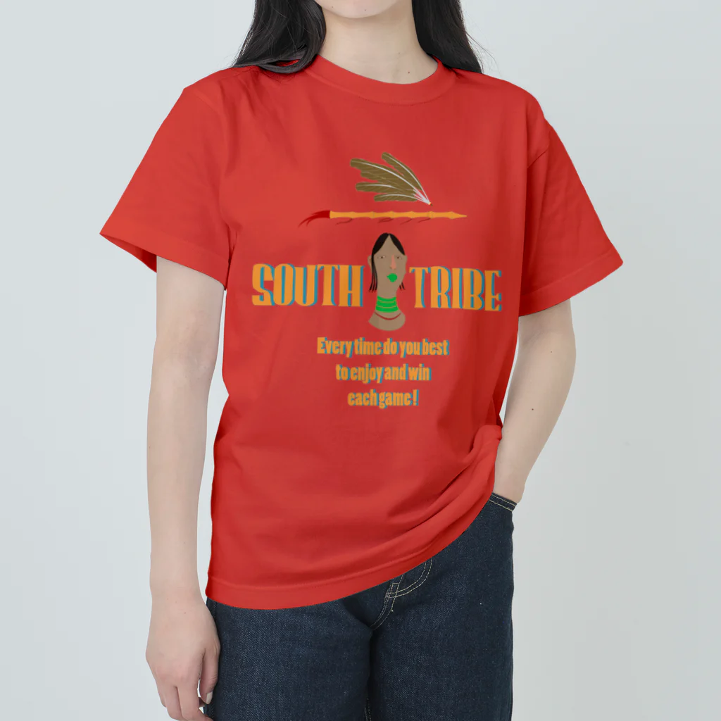 KIKUUUDESIGNのsouth tribe-2 Heavyweight T-Shirt