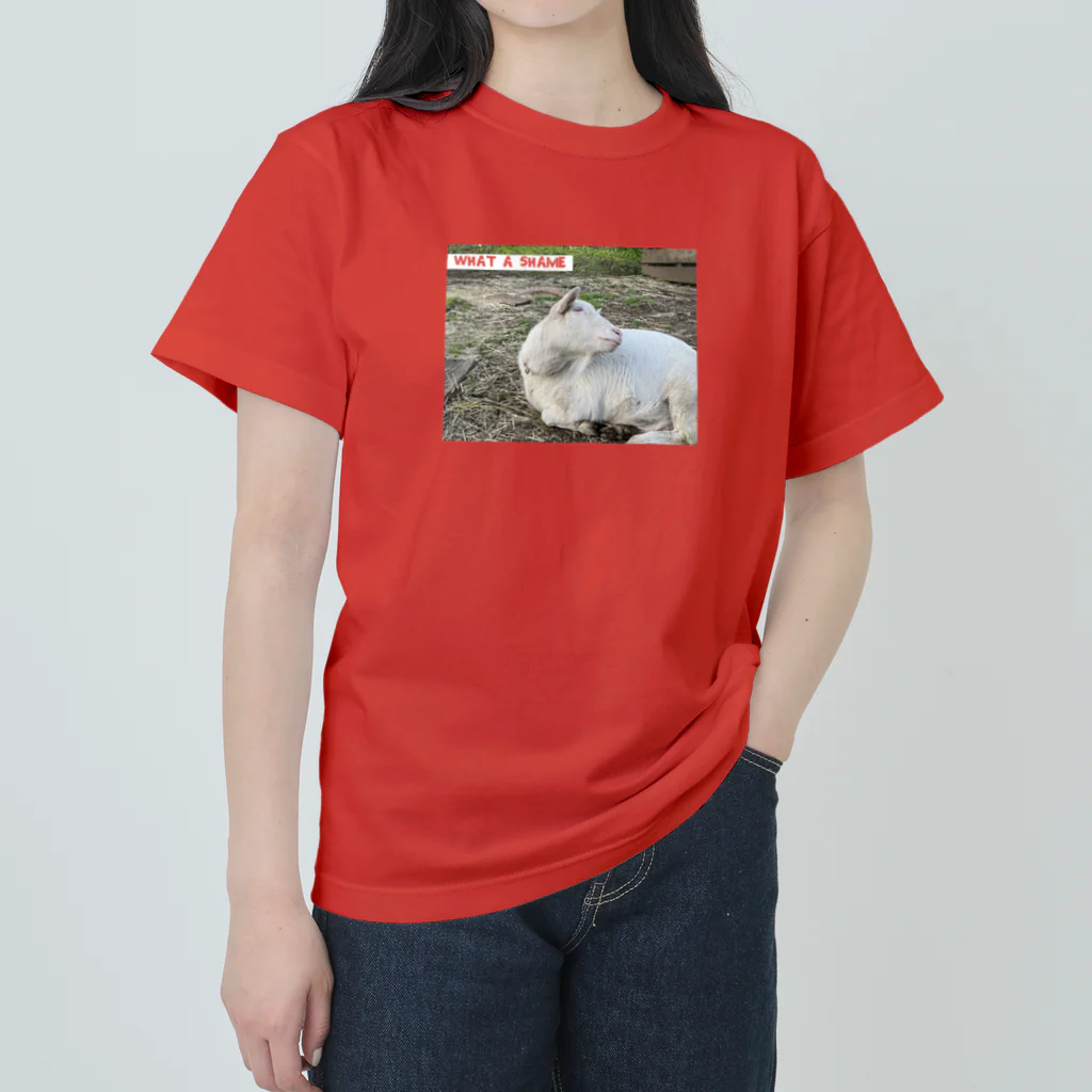 What a Shameのwhat a shame ヘビーウェイトTシャツ