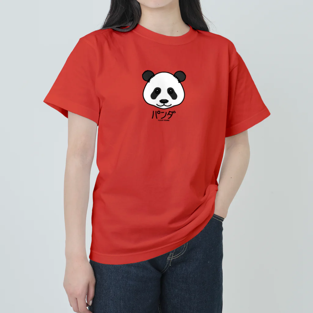 オガワユミエの10パンダ（キャラ） Heavyweight T-Shirt