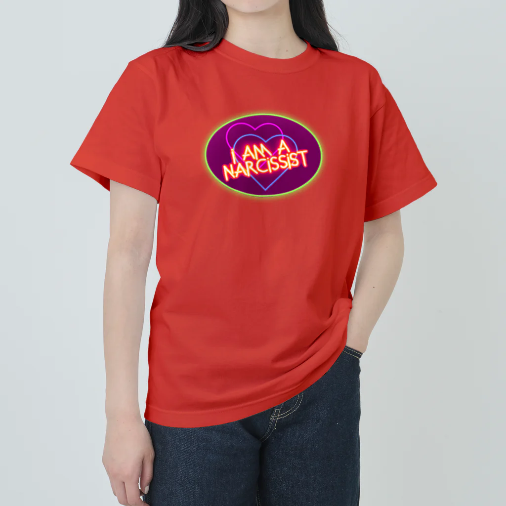 PAW WOW MEOWのI am a NARCISSIST Heavyweight T-Shirt