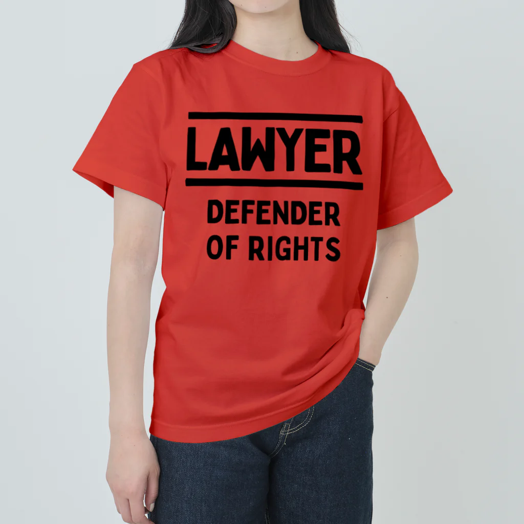 chataro123の弁護士(Lawyer: Defender of Rights) ヘビーウェイトTシャツ