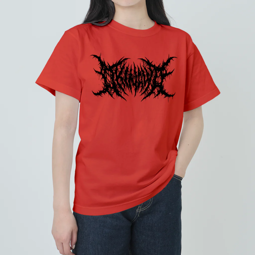 Toshihiro Egawa Artのデスメタル沖縄 / DEATH METAL OKINAWA ヘビーウェイトTシャツ