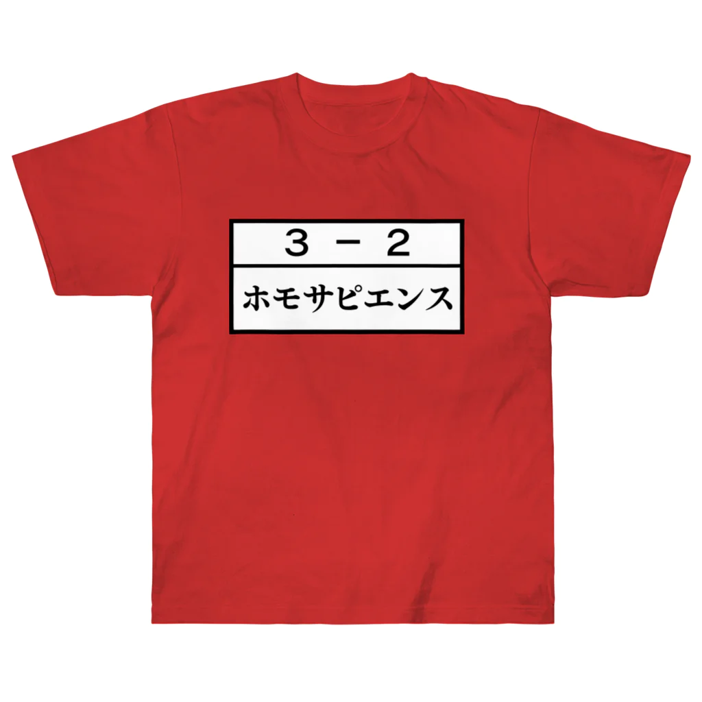 Funny夫の3－2ホモサピエンス Heavyweight T-Shirt