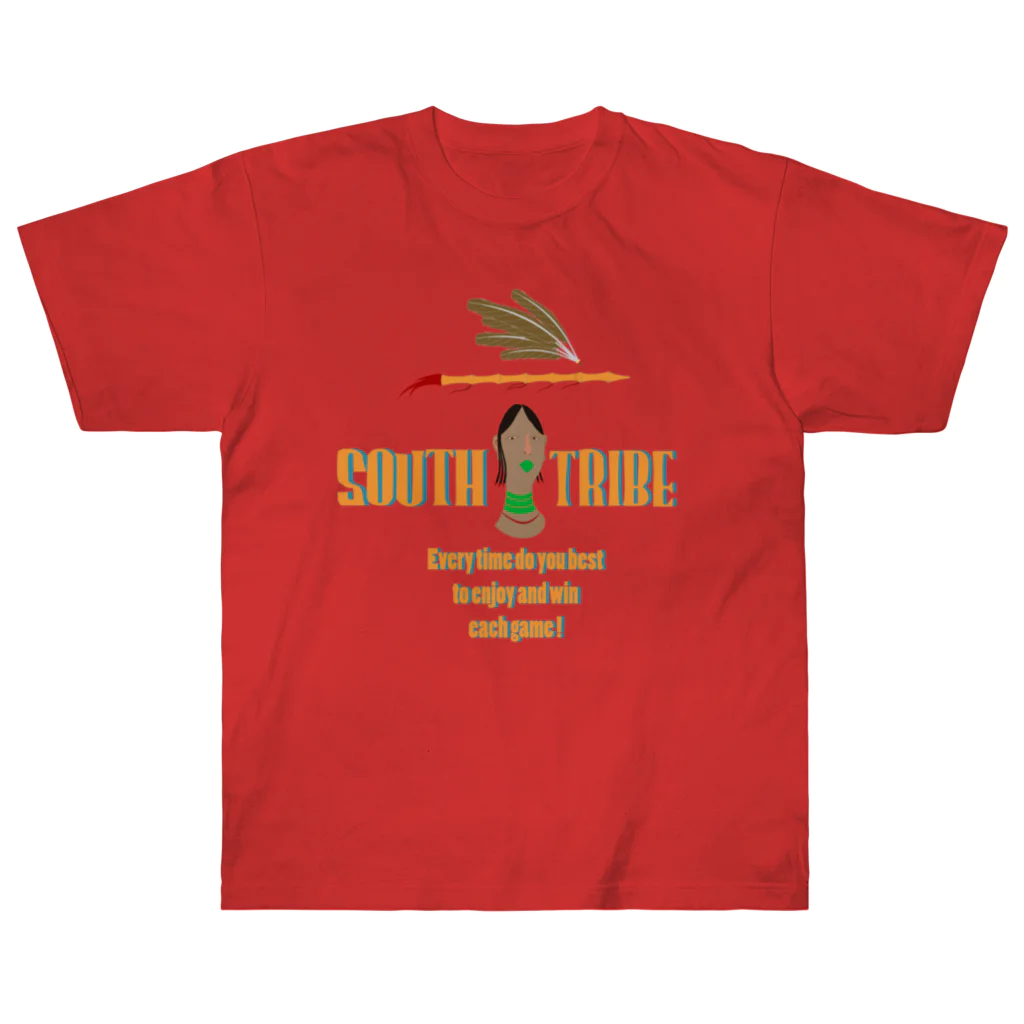 KIKUUUDESIGNのsouth tribe-2 ヘビーウェイトTシャツ