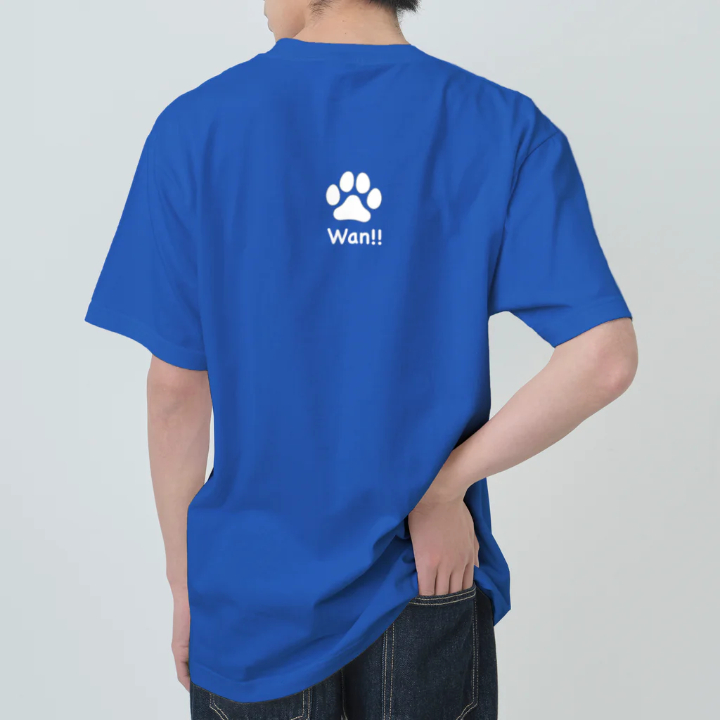 bow and arrow の柴犬 ヘビーウェイトTシャツ