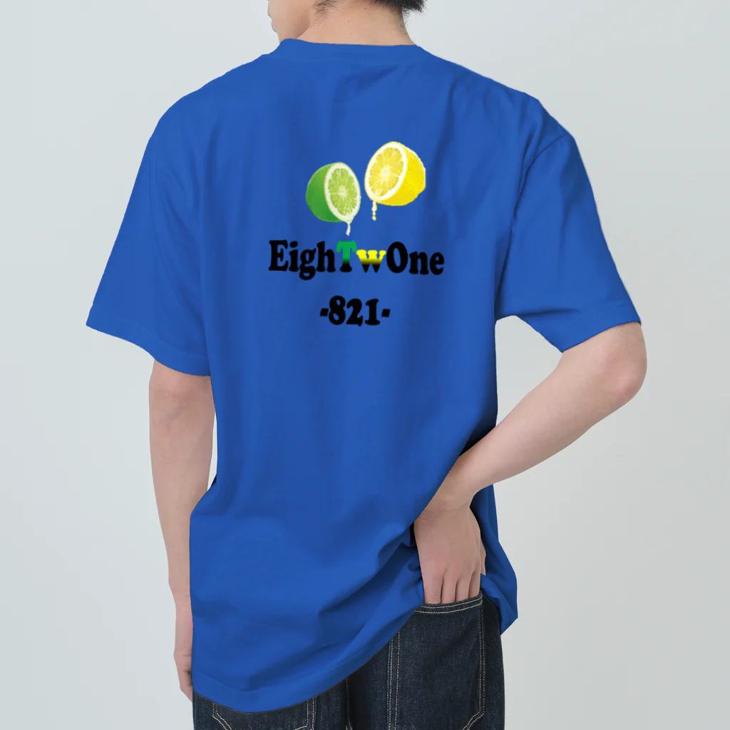 ストリートファッションはEighTwOne-821-(えいとぅーわん はちにーいち)のレモンライム Heavyweight T-Shirt