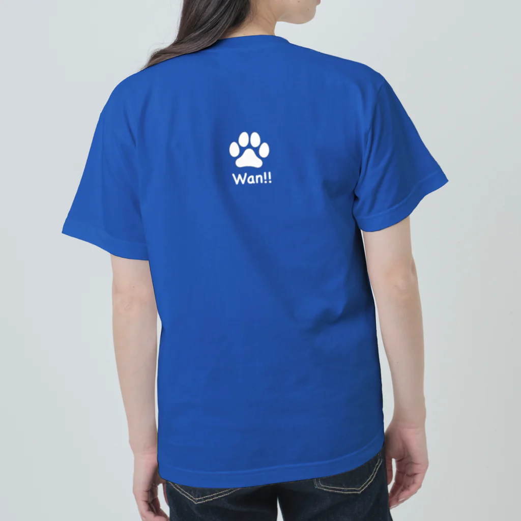 bow and arrow の柴犬 ヘビーウェイトTシャツ