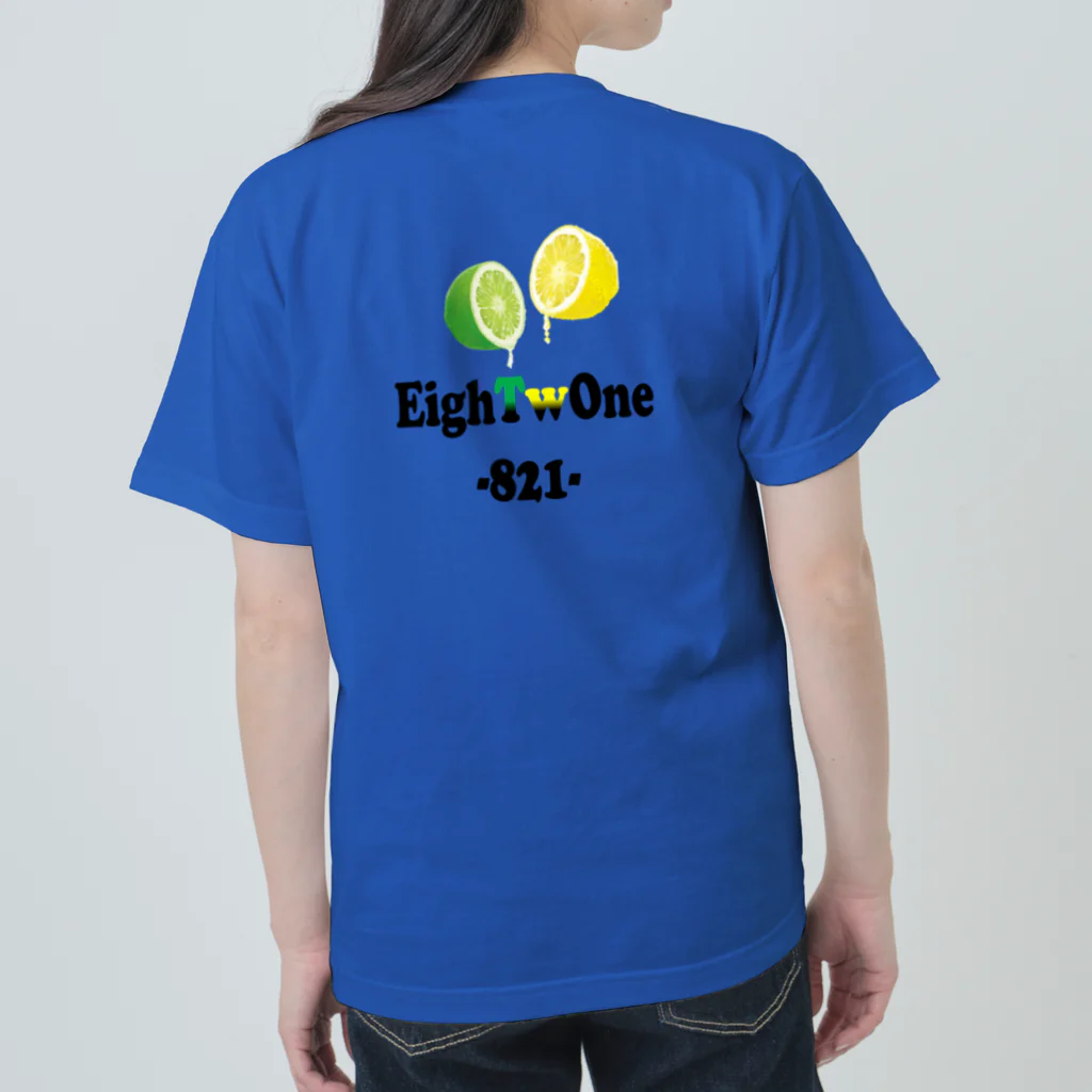 ストリートファッションはEighTwOne-821-(えいとぅーわん はちにーいち)のレモンライム Heavyweight T-Shirt