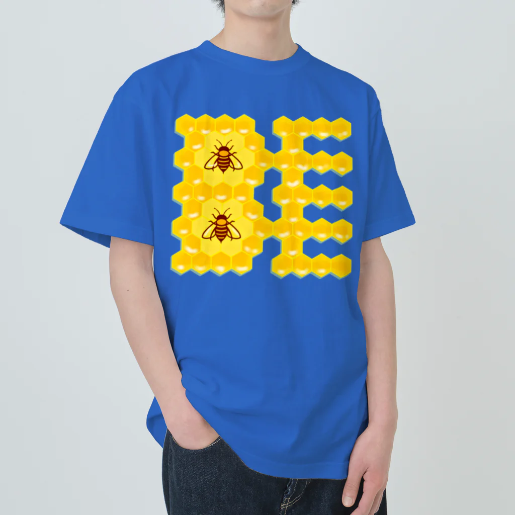 LalaHangeulのハニカム構造(BEE） Heavyweight T-Shirt